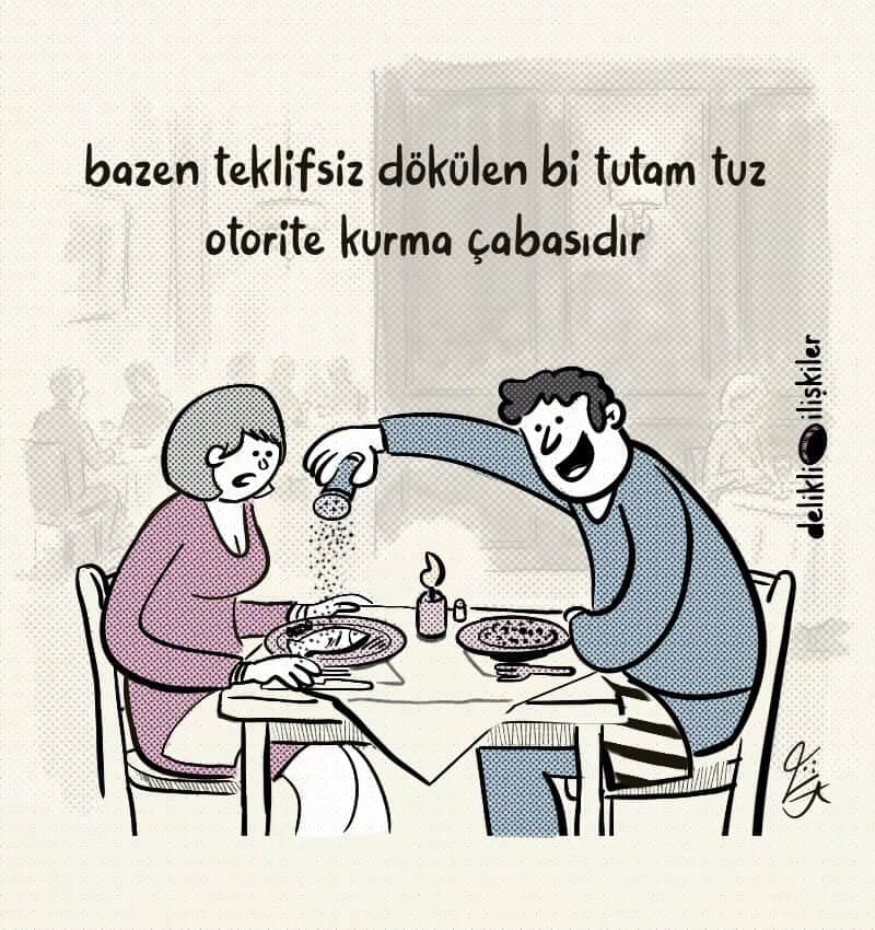 Tuz Bülteni illüstrasyon — Delikli İlişkiler