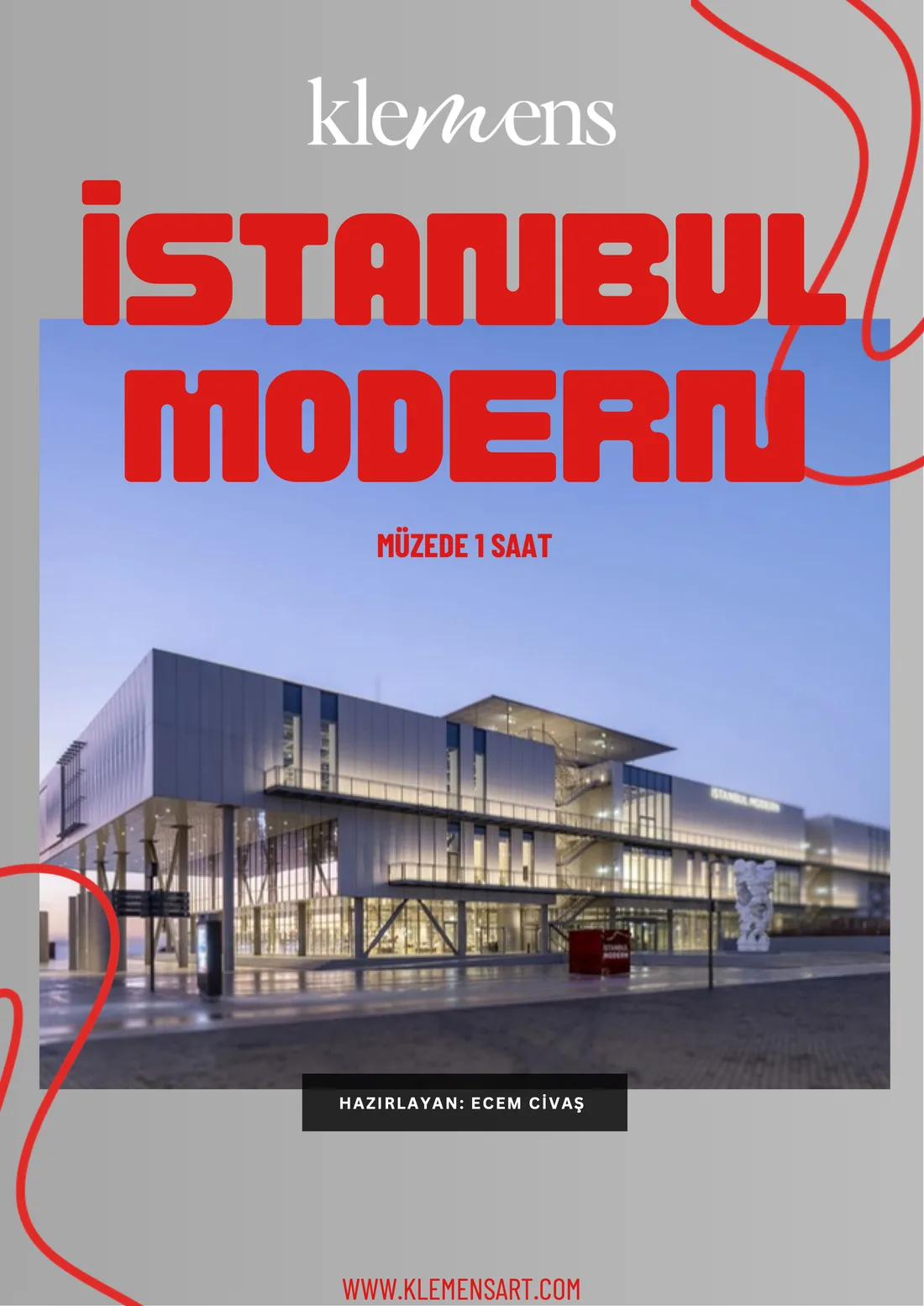 Müzede 1 Saat: İstanbul Modern dergi kapağı